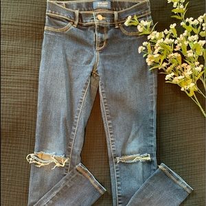 Old navy girls jeans rockstar jeggings